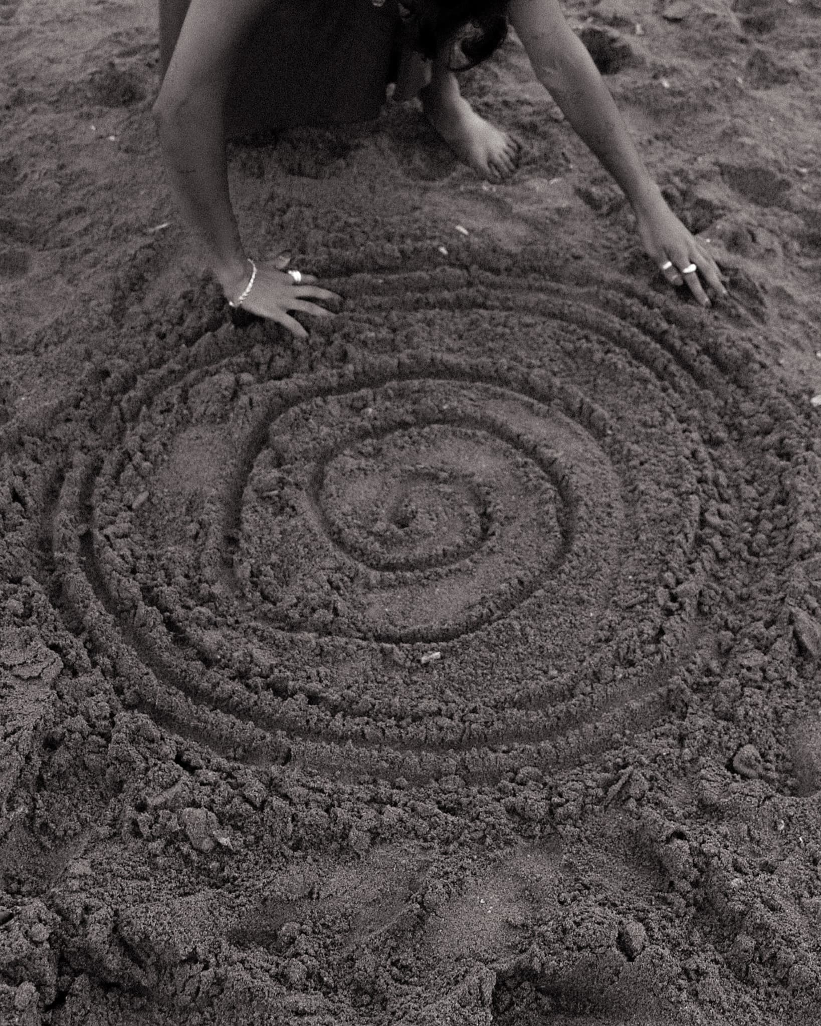 Sacred spiral in nature