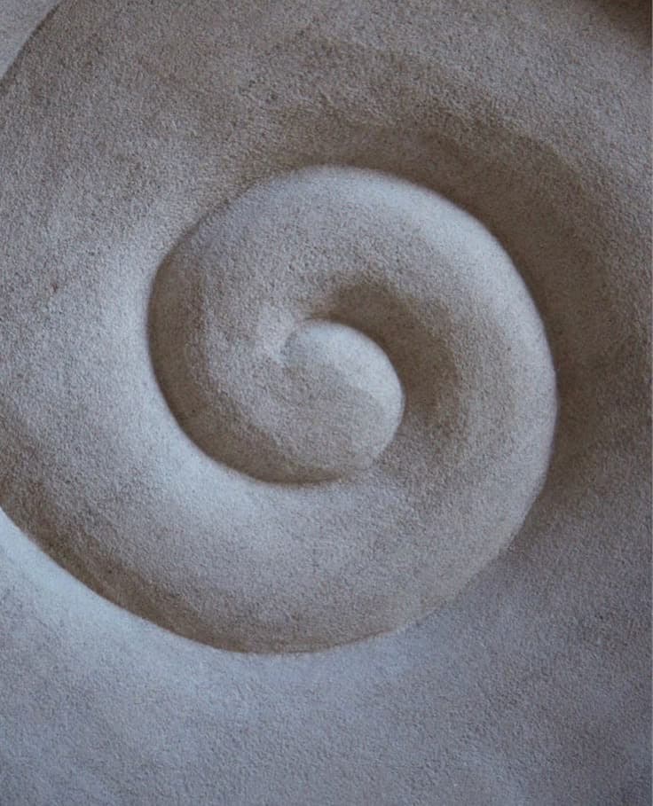 Sacred spiral in nature